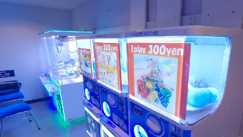 船内のゲームコーナー