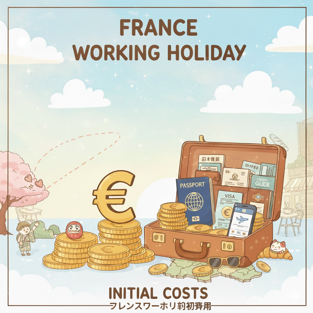 実際にフランスワーホリ準備で支払った金額