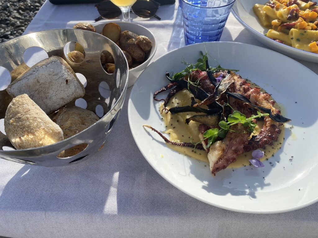 Le galetのタコのグリル