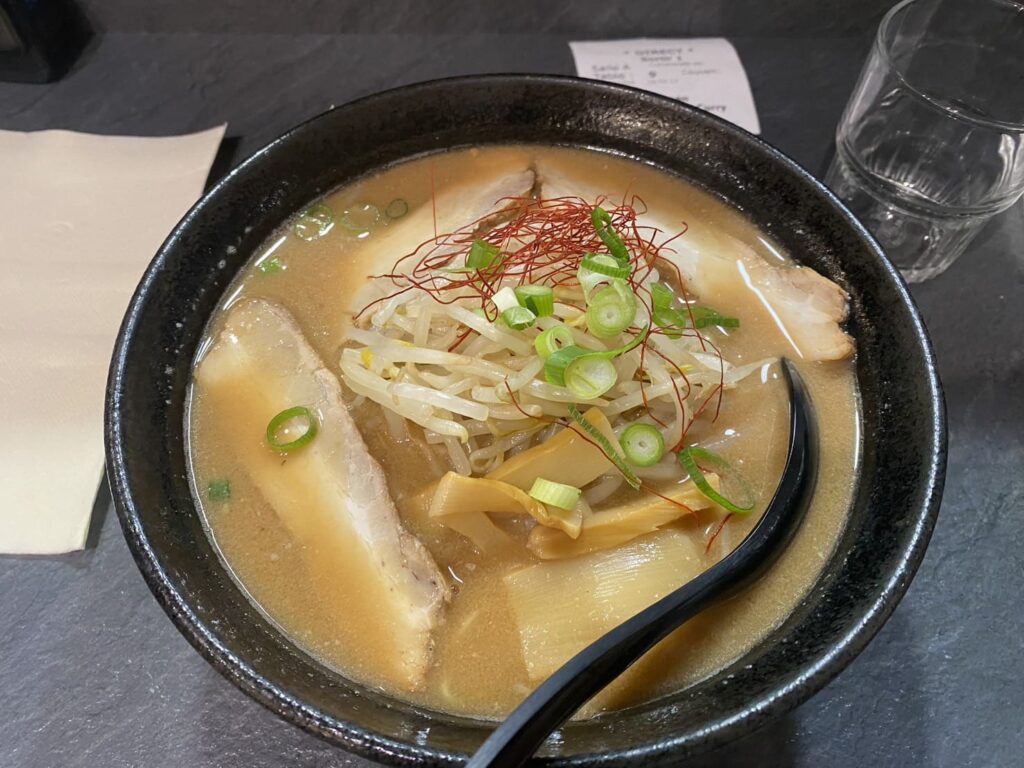 サッポロラーメンの味噌ラーメン