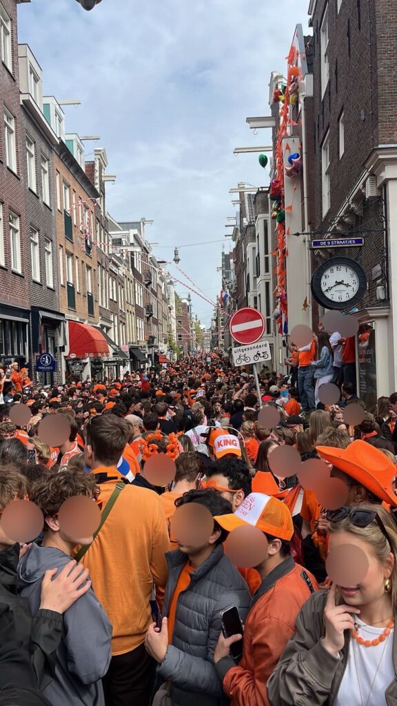 オランダ国王の日の混雑
