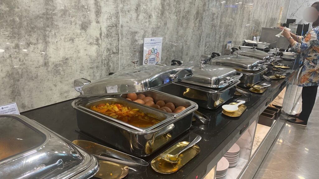 Jasmine Business Loungeの料理